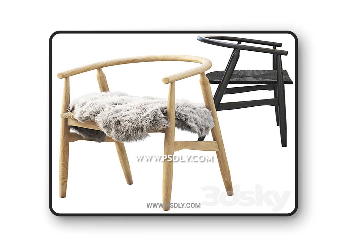 Joybird Rayne Dining Chair 2 options 3D Model 1 Joybird Rayne Dining Chair 2 options 3D Model