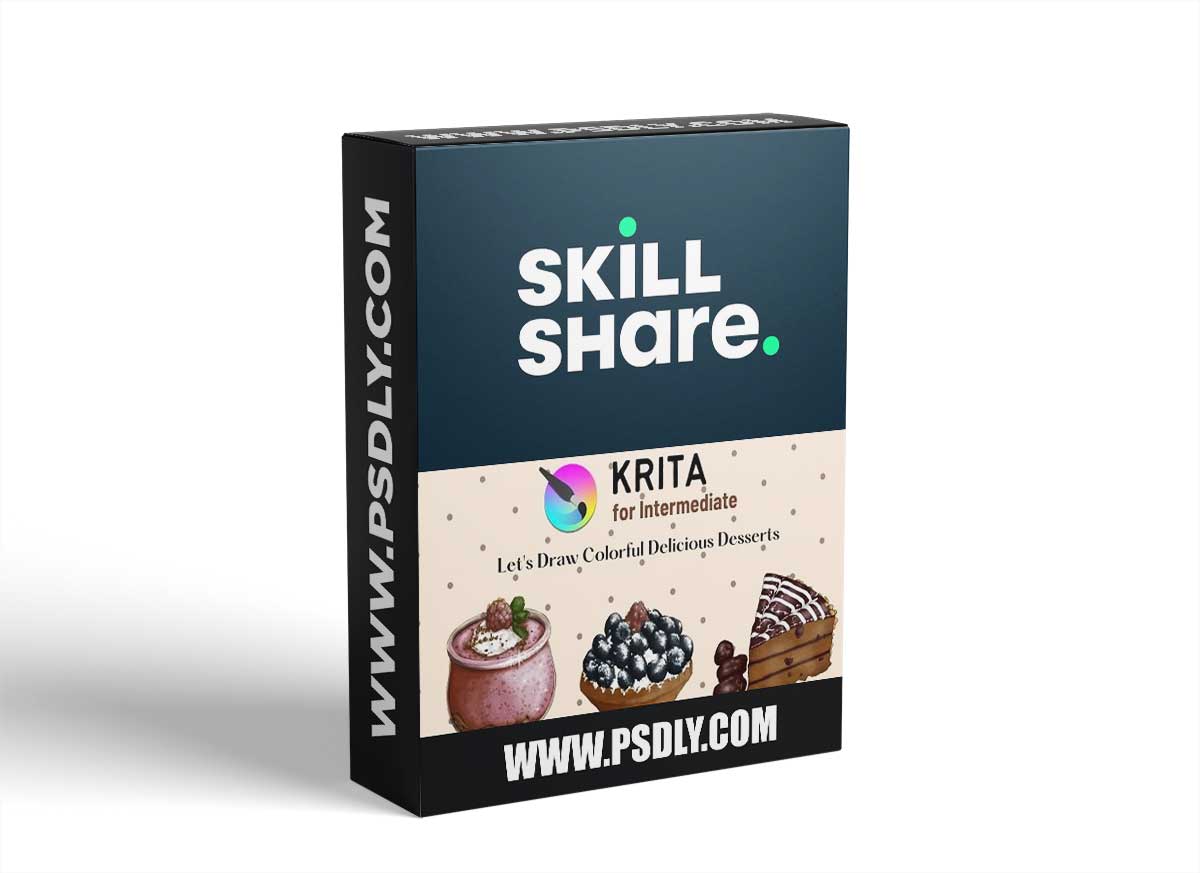 Krita for Intermediates: Let's Draw Colorful Delicious Desserts 1 Krita for Intermediates: Let's Draw Colorful Delicious Desserts