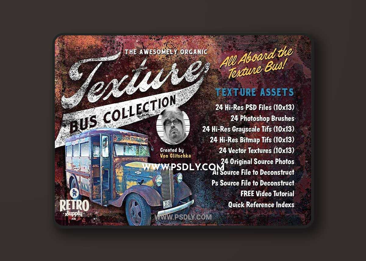 RetroSupply - The Awesomely Organic Texture Bus Collection 1 RetroSupply - The Awesomely Organic Texture Bus Collection