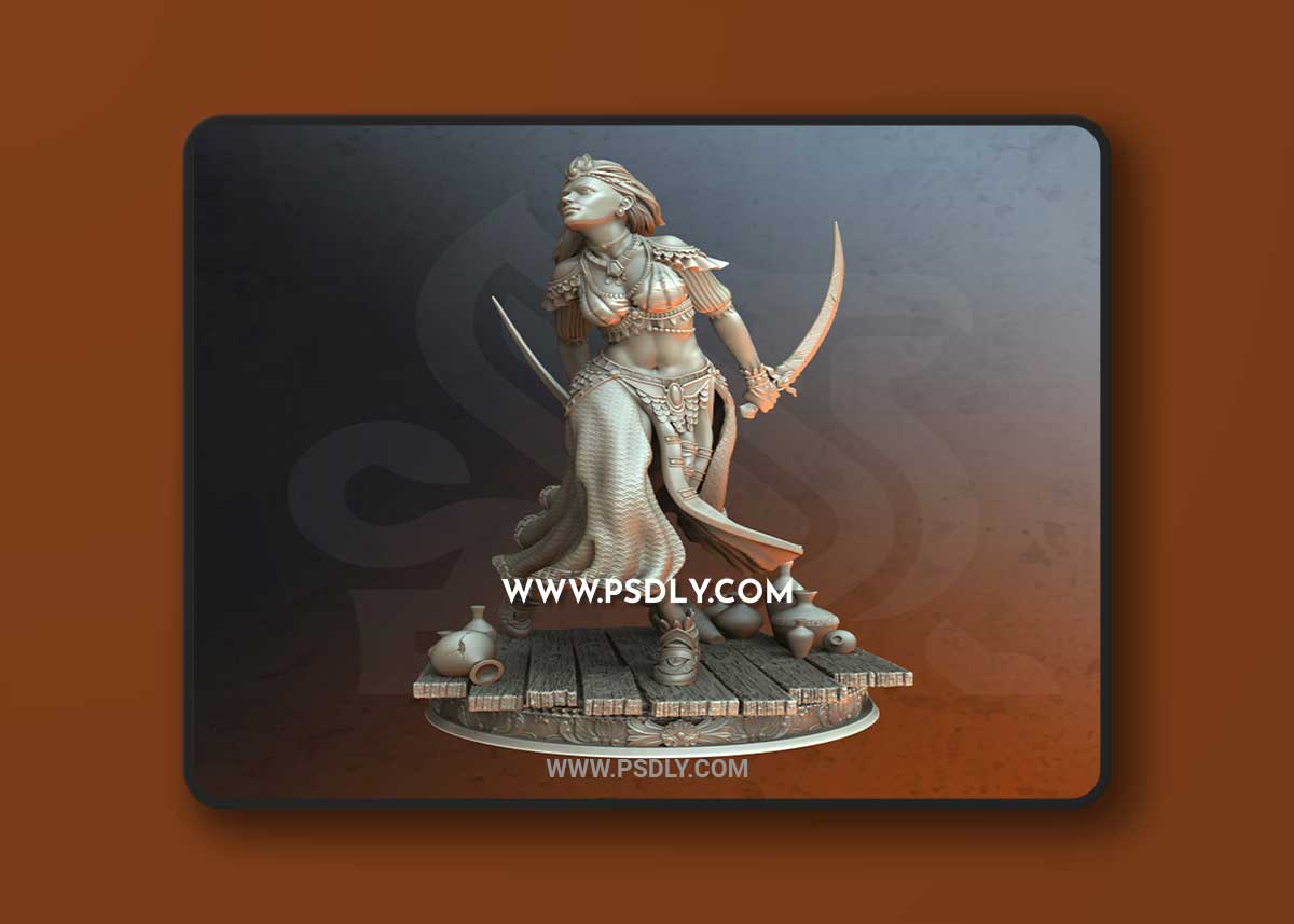 Sword Dancer - Nahida 3D Print 3D Model 1 Sword Dancer - Nahida 3D Print 3D Model