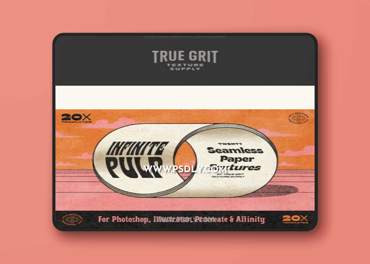 True Grit Texture Supply - Infinite Pulp for Photoshop 1 True Grit Texture Supply - Infinite Pulp for Photoshop