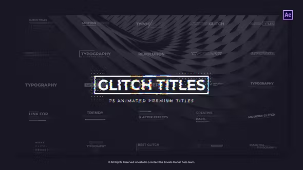 Videohive 75 Modern Glitch Titles 38496380 1 Videohive 75 Modern Glitch Titles 38496380
