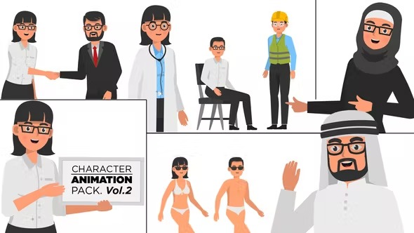Videohive Character Animation Pack Vol.2 23749871 1 Videohive Character Animation Pack Vol.2 23749871