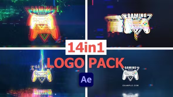 Videohive - Glitch Logos - 38523874 1 Videohive - Glitch Logos - 38523874