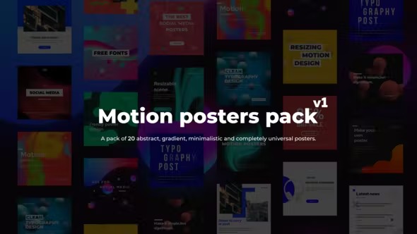Videohive Motion Posters 24775337 1 Videohive Motion Posters 24775337