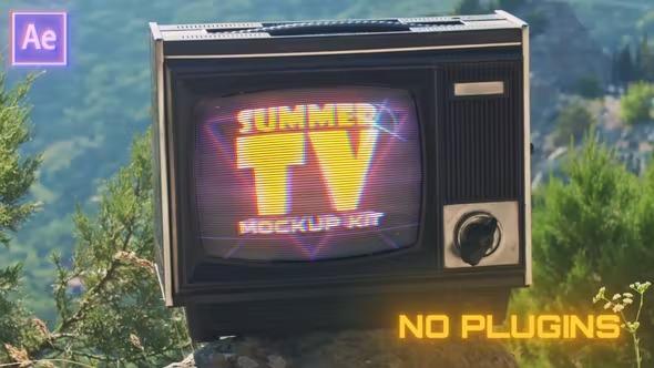 Videohive Retro TV Mockup Kit (Summer Edition) 38858174 1 Videohive Retro TV Mockup Kit (Summer Edition) 38858174