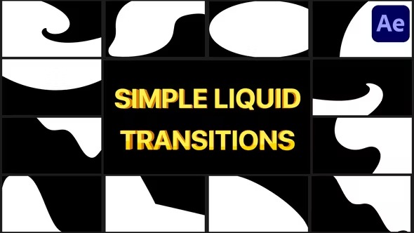 Videohive Simple Liquid Transitions | After Effects 38663339 1 Videohive Simple Liquid Transitions | After Effects 38663339