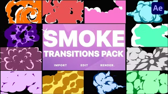 Videohive Smoke Transitions | After Effects 38644960 1 Videohive Smoke Transitions | After Effects 38644960