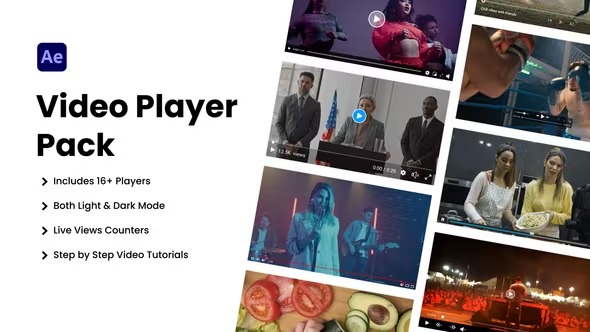 Videohive Video Player Pack 38163101 1 Videohive Video Player Pack 38163101