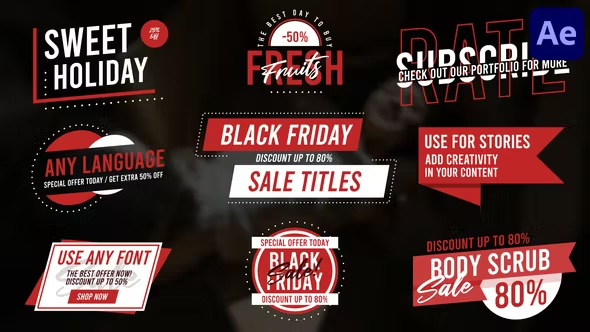Videohive Black Friday Titles for After Effects 38543894 1 Videohive Black Friday Titles for After Effects 38543894