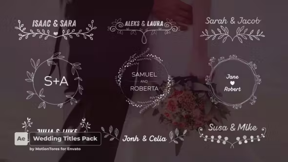 Videohive - 35 Wedding Titles Pack After Effects - 21673746 1 Videohive - 35 Wedding Titles Pack After Effects - 21673746