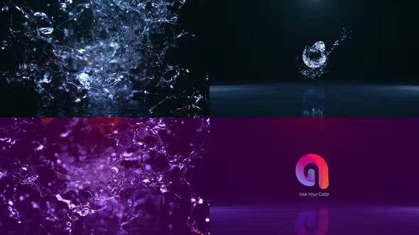 Videohive Liquid Water Logo 35846652 1 Videohive Liquid Water Logo 35846652