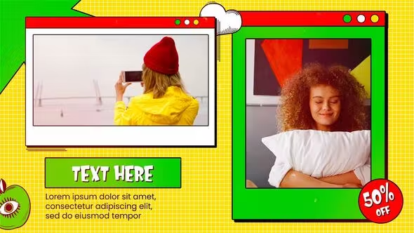 Videohive Retro Yellow Comic Planet Slideshow 38558439 1 Videohive Retro Yellow Comic Planet Slideshow 38558439