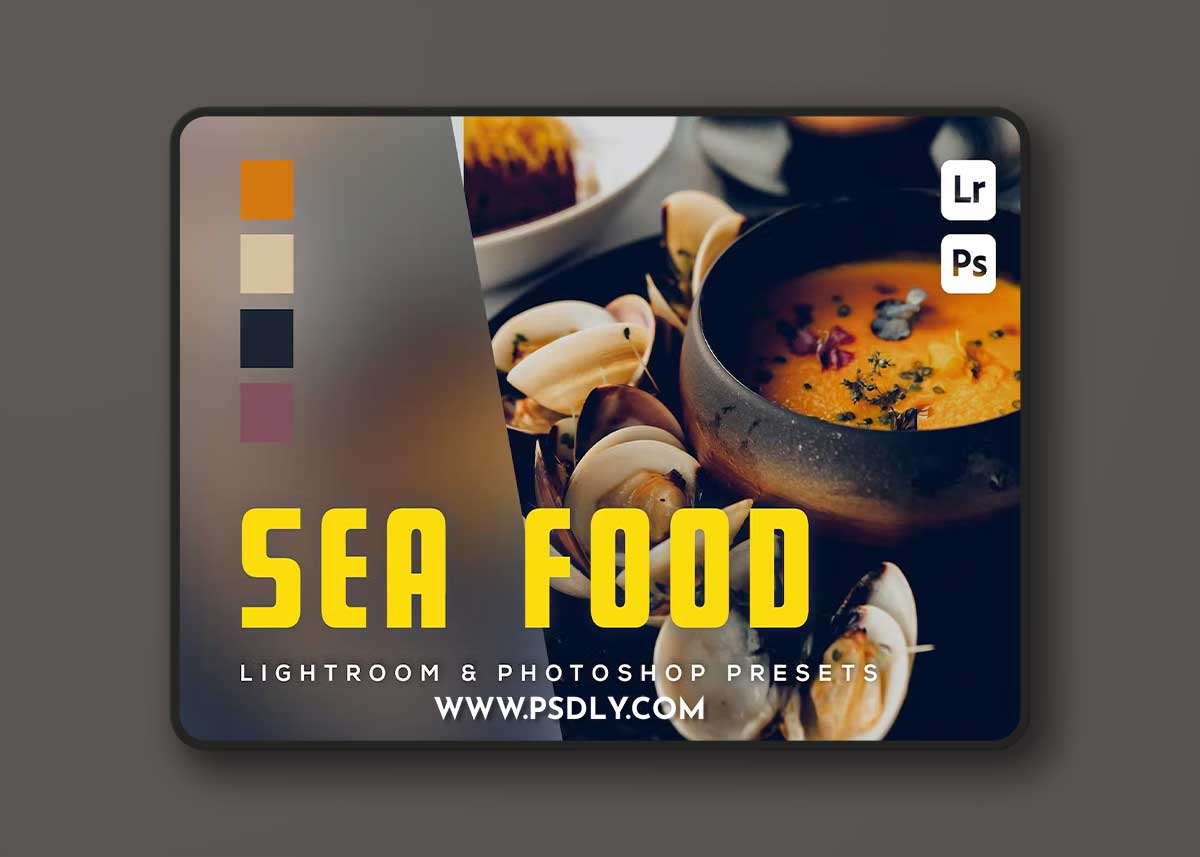 6 Sea Food Lightroom and Photoshop Presets SUJK9LE 1 6 Sea Food Lightroom and Photoshop Presets SUJK9LE