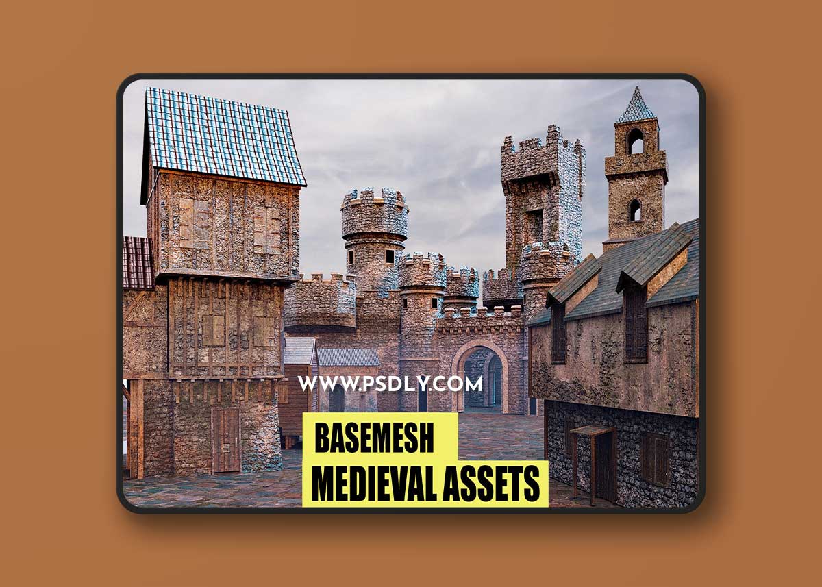 Artstation – BaseMesh: 15 MEDIEVAL Assets+Texture Vol 2 1 Artstation – BaseMesh: 15 MEDIEVAL Assets+Texture Vol 2
