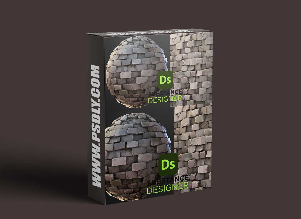 Artstation - Stylized Bricks - Substance 3D Designer 1 Artstation - Stylized Bricks - Substance 3D Designer