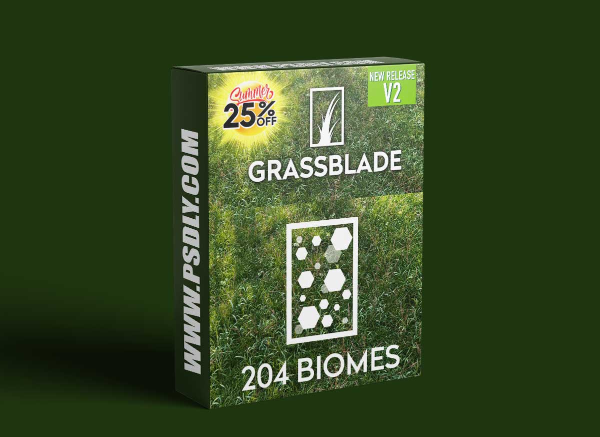 Blender Market - GrassBlade v2.6 1 Blender Market - Grassblade v2.2 + scatpack for Scatter5