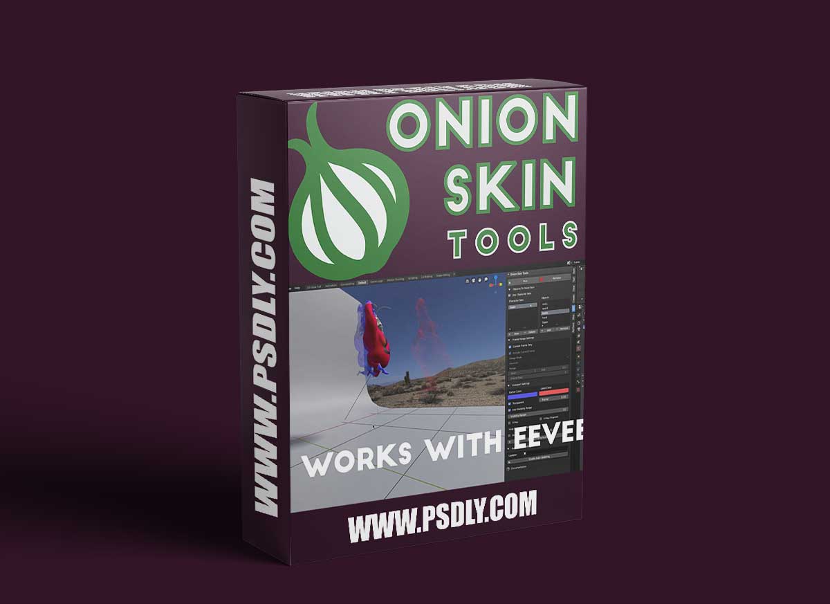 Blender Market - Onion Skin Tools v0.2.6 1 Blender Market - Onion Skin Tools v0.2.6
