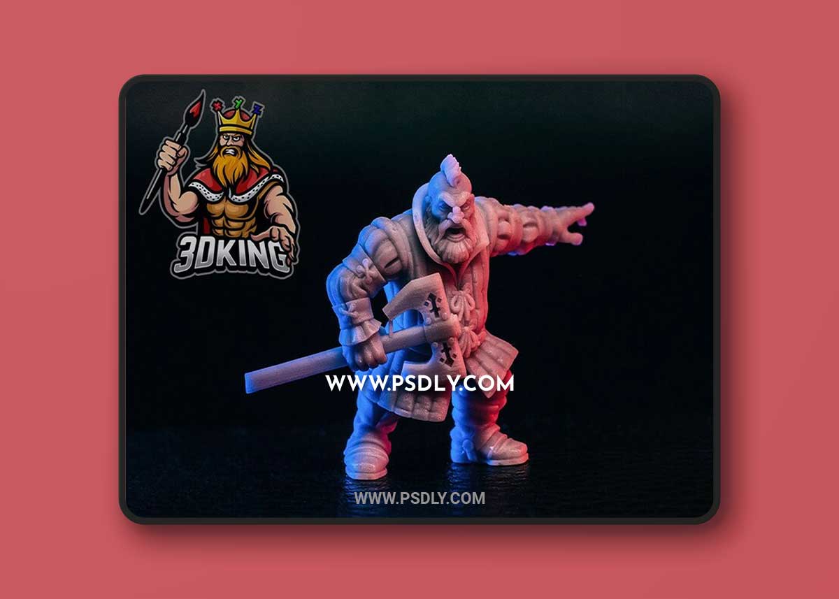 Bori van Gilden - Dwarf Witcher 3D Print 3D Model 1 Bori van Gilden - Dwarf Witcher 3D Print 3D Model