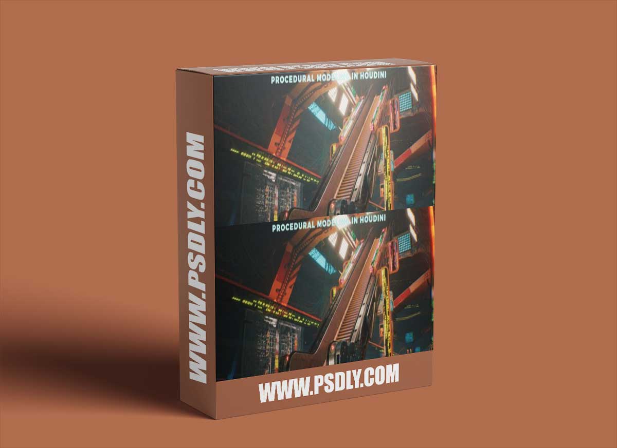 CGcircuit - Houdini Tutorial Procedural Modeling - Escalator 1 CGcircuit - Houdini Tutorial Procedural Modeling - Escalator