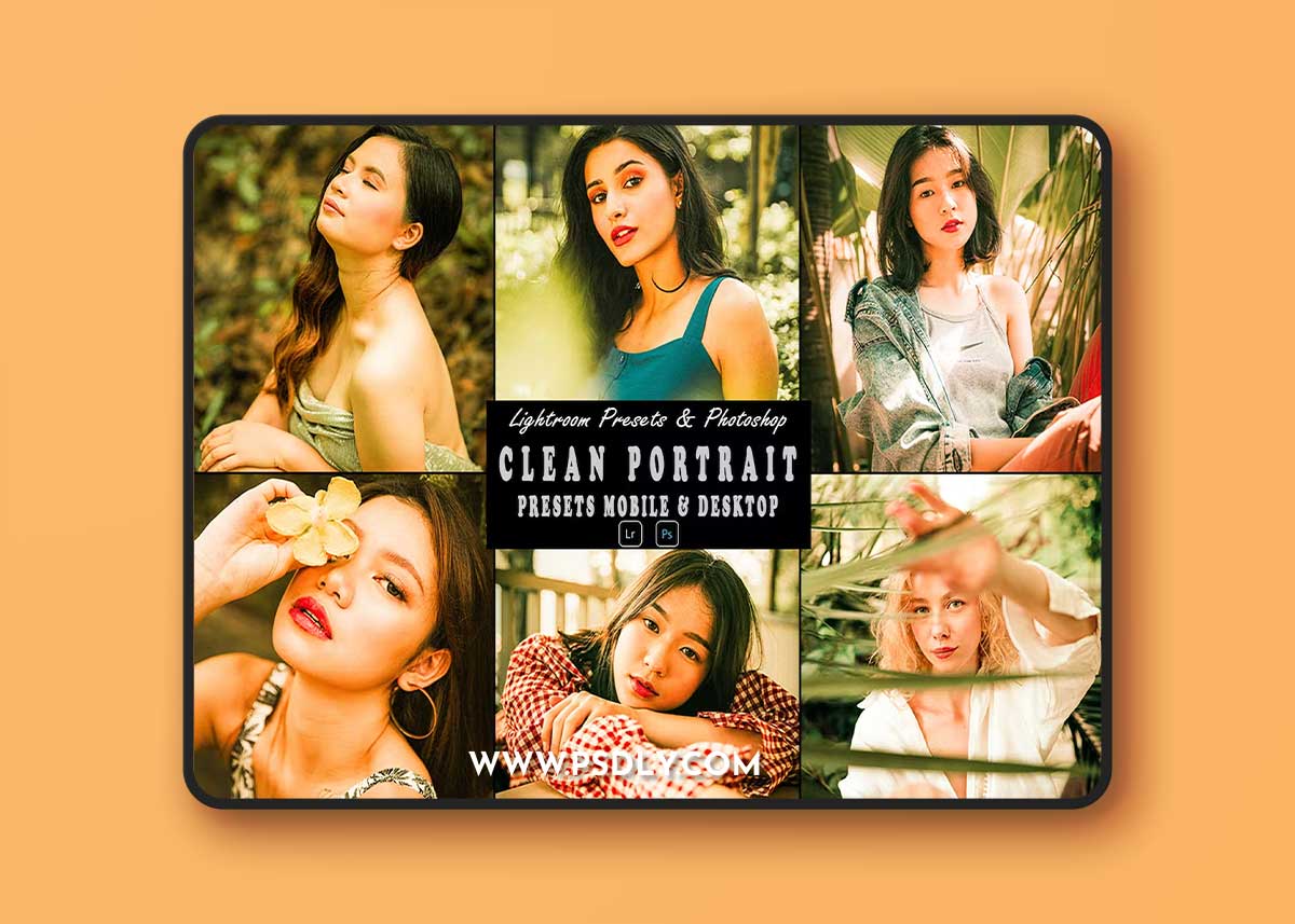 Clean portrait action photoshop lightrom presets 1 Clean portrait action photoshop lightrom presets