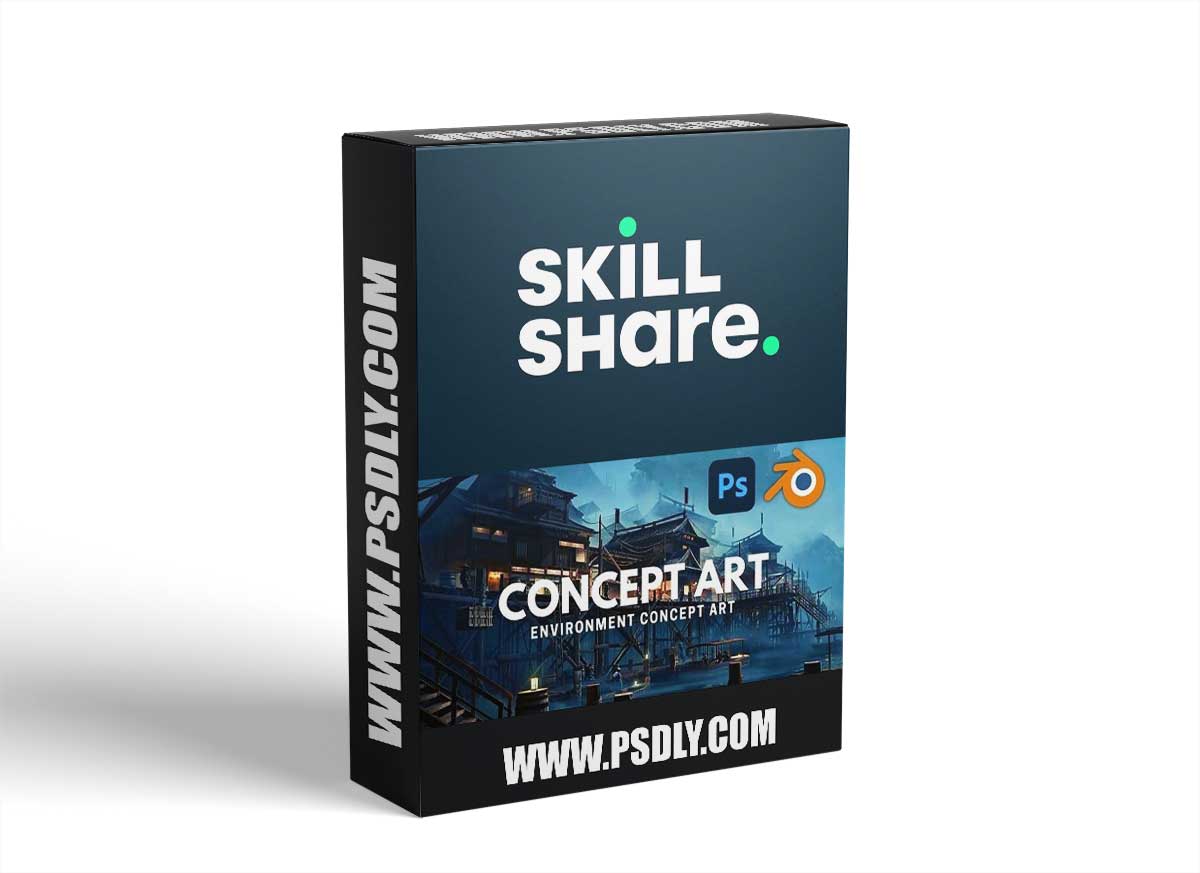 Concept Art: Create Environment Concept Art in Blender/Photoshop 1 Concept Art: Create Environment Concept Art in Blender/Photoshop