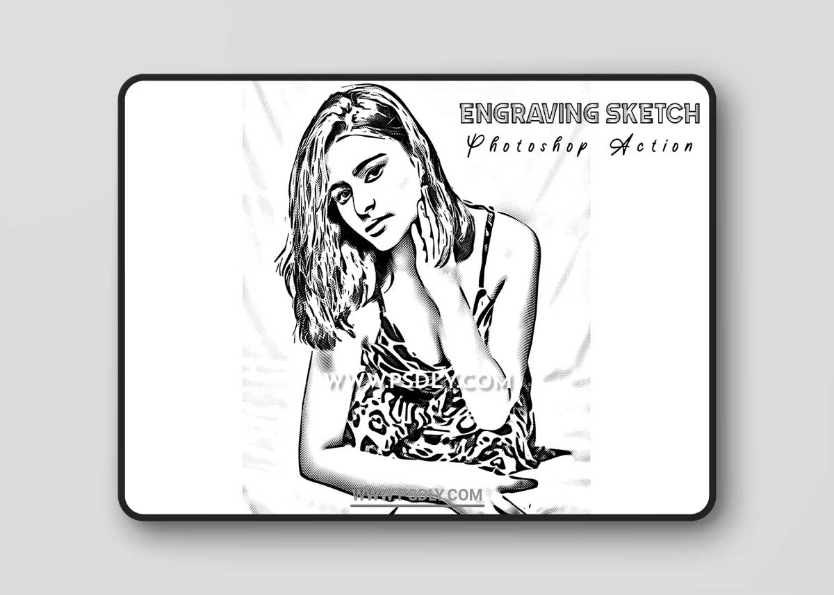 CreativeMarket - Engraving Sketch Photoshop Action 7492971 1 CreativeMarket - Engraving Sketch Photoshop Action 7492971