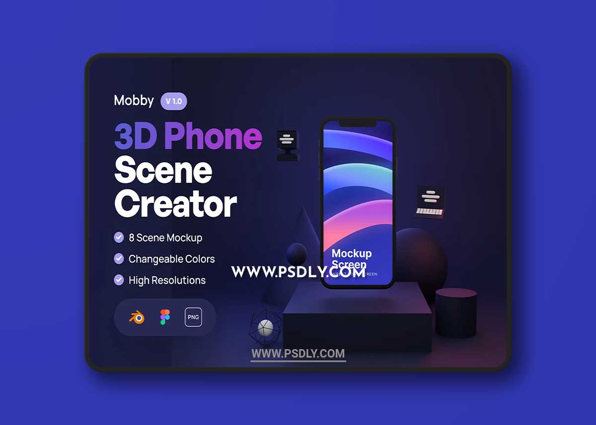 CreativeMarket - Mobby - 3D Phone Scene Creator 7420356 1 CreativeMarket - Mobby - 3D Phone Scene Creator 7420356
