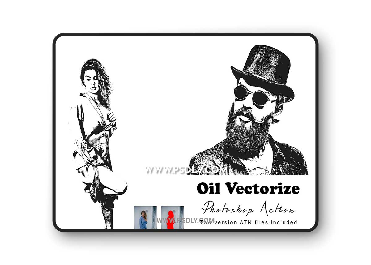 CreativeMarket - Oil Vectorize Photoshop Action 7530221 1 CreativeMarket - Oil Vectorize Photoshop Action 7530221