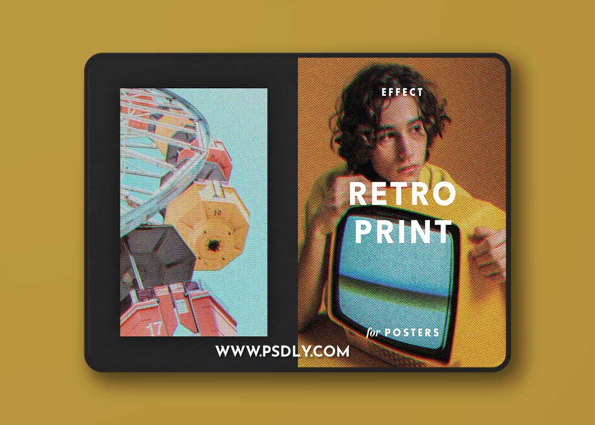 CreativeMarket - Retro Print Effect for Posters 7035825 1 CreativeMarket - Retro Print Effect for Posters 7035825