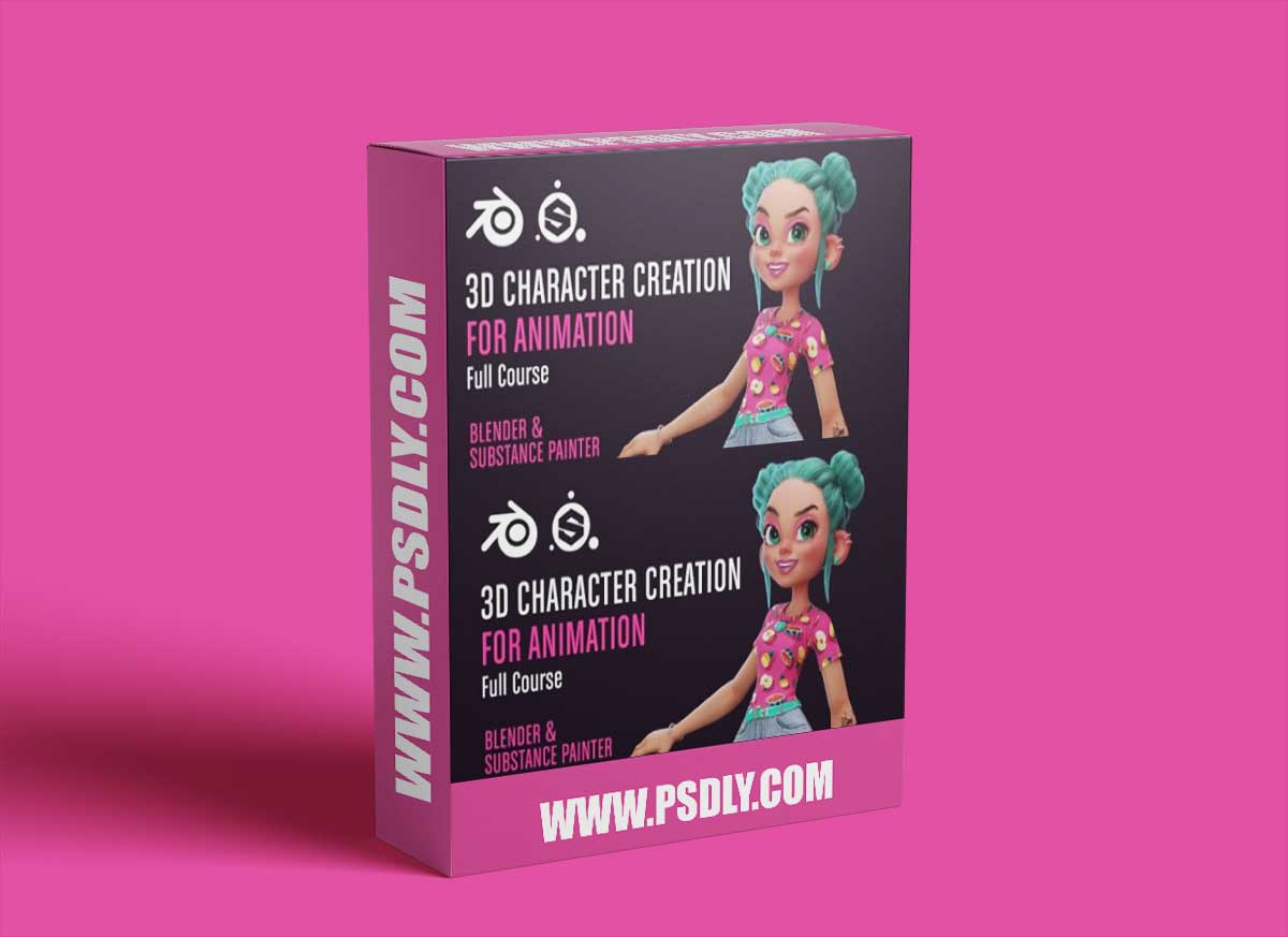 Gumroad – 3D Character Creation for animation in Blender & Substance Painter 1 Gumroad – 3D Character Creation for animation in Blender & Substance Painter