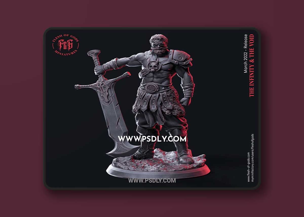 Kabel The Swordsman 3D Print 1 Kabel The Swordsman 3D Print