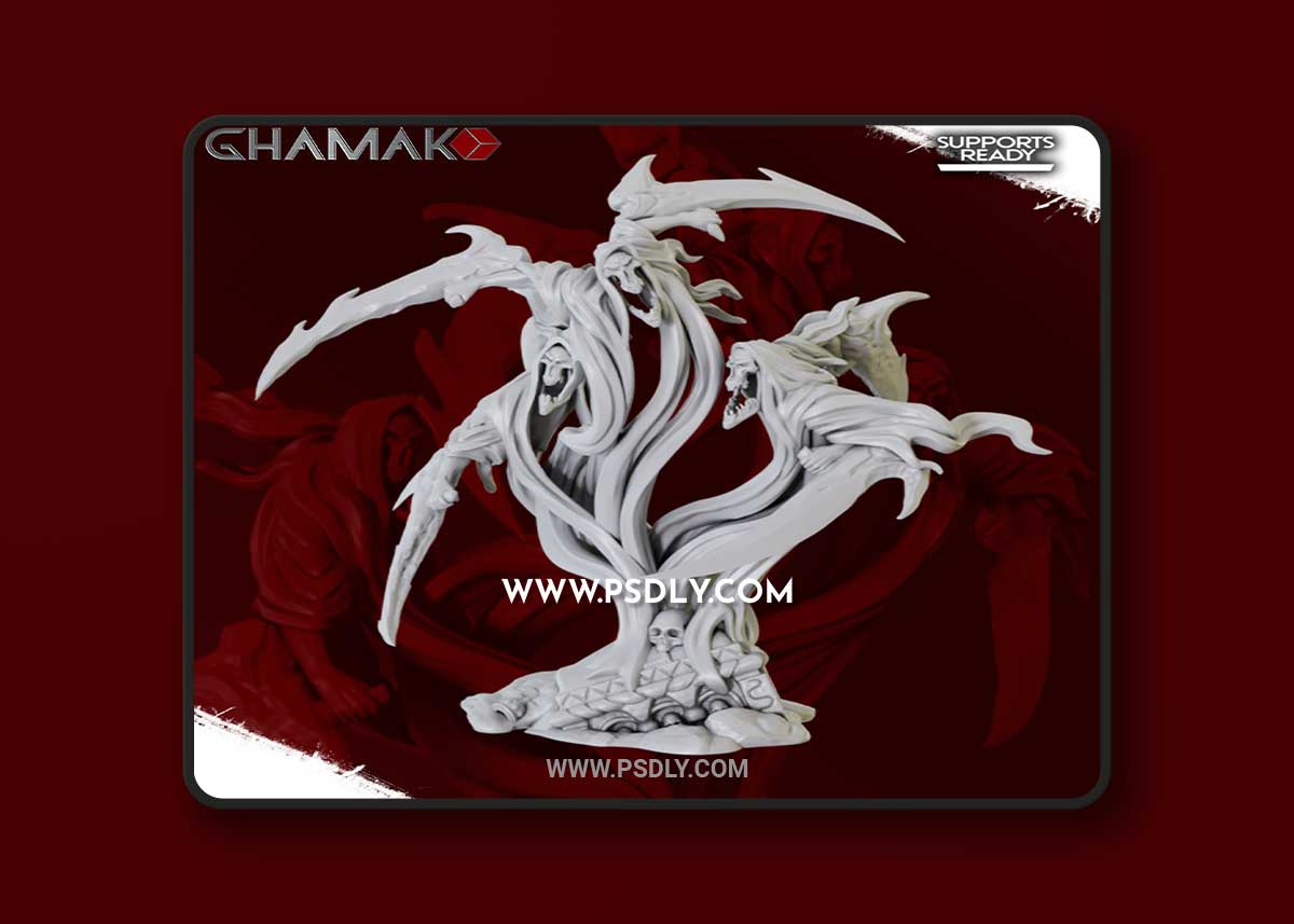 Kosheivs Damned Spirits 1-3 3D Print 3D Model 1 Kosheivs Damned Spirits 1-3 3D Print 3D Model