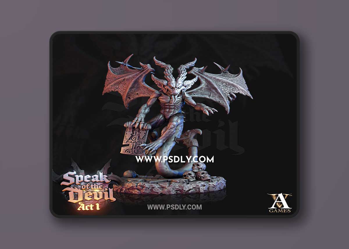Phlegethian Imps 1 3D Print 3D Model 1 Phlegethian Imps 1 3D Print 3D Model