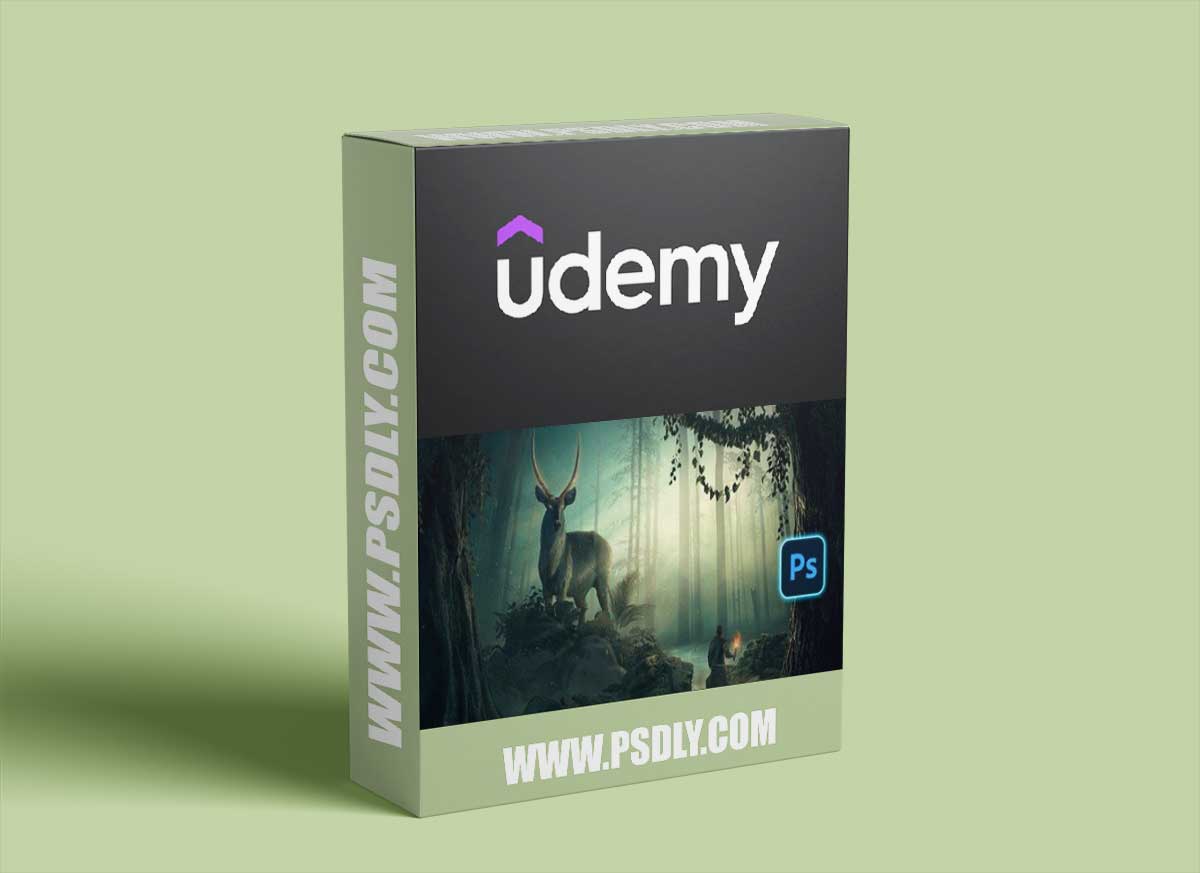 Photoshop advanced manipulation course - The great deer 1 Photoshop advanced manipulation course - The great deer