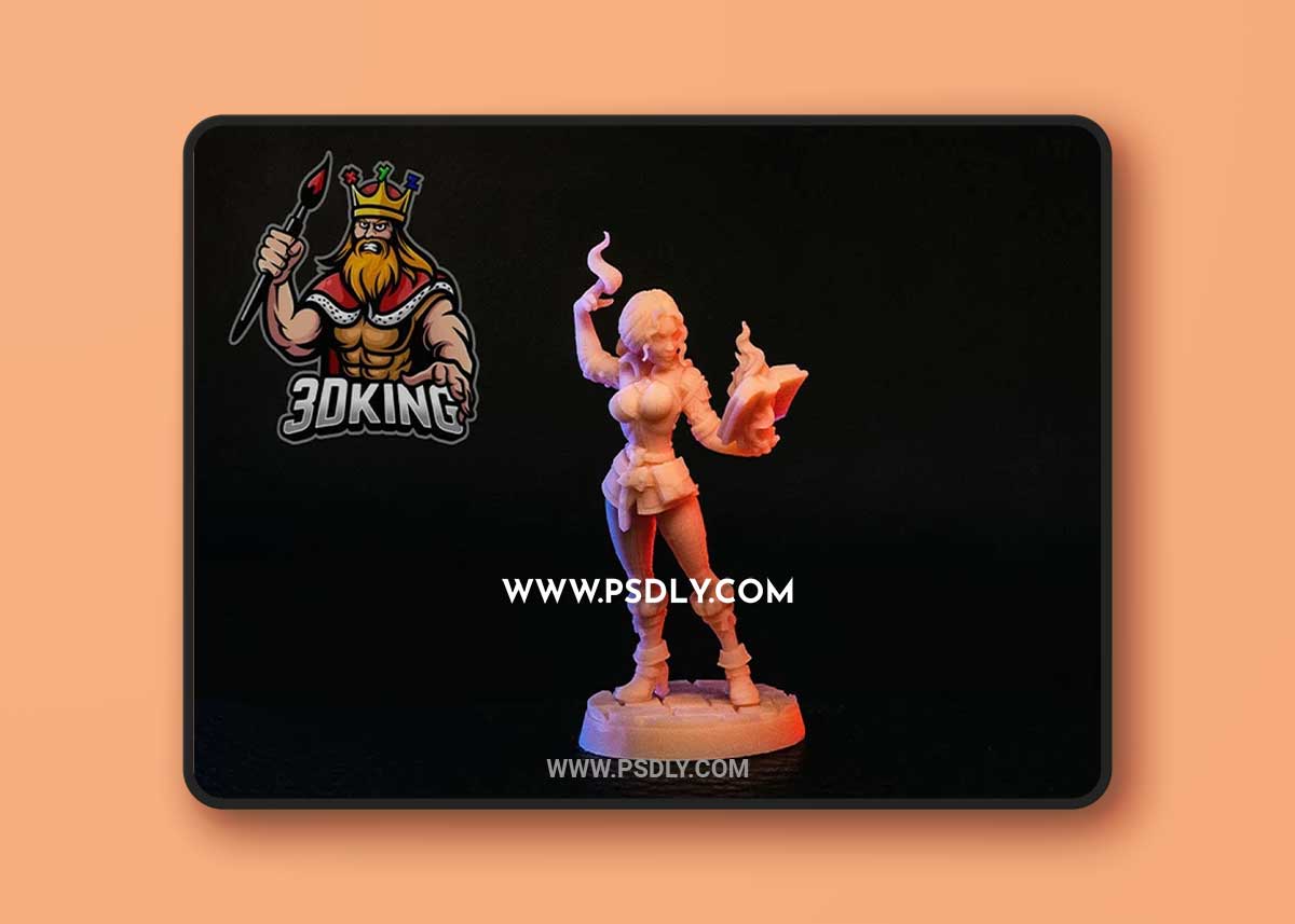 Silveria - Female Wizard 3D Print 1 Silveria - Female Wizard 3D Print