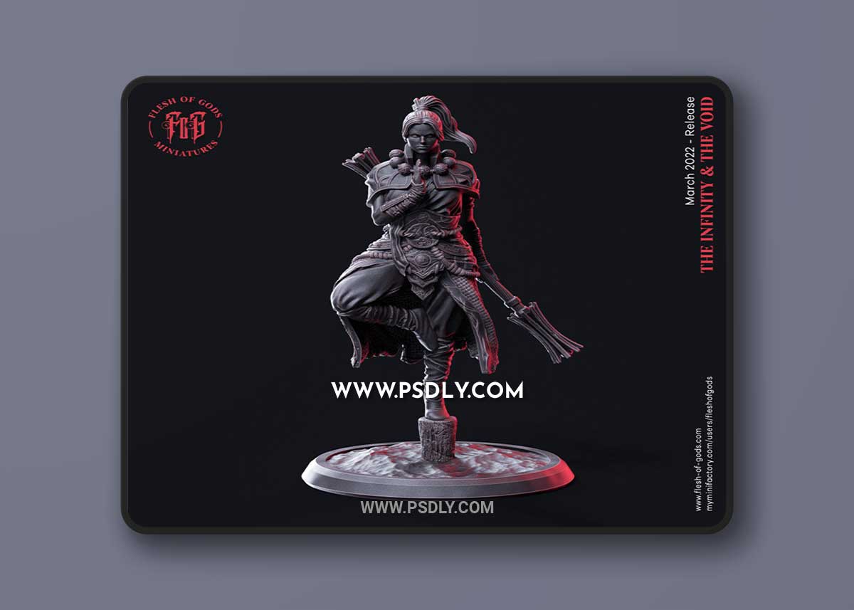 Thalia The Monk 3D Print 3D Model 1 Thalia The Monk 3D Print 3D Model