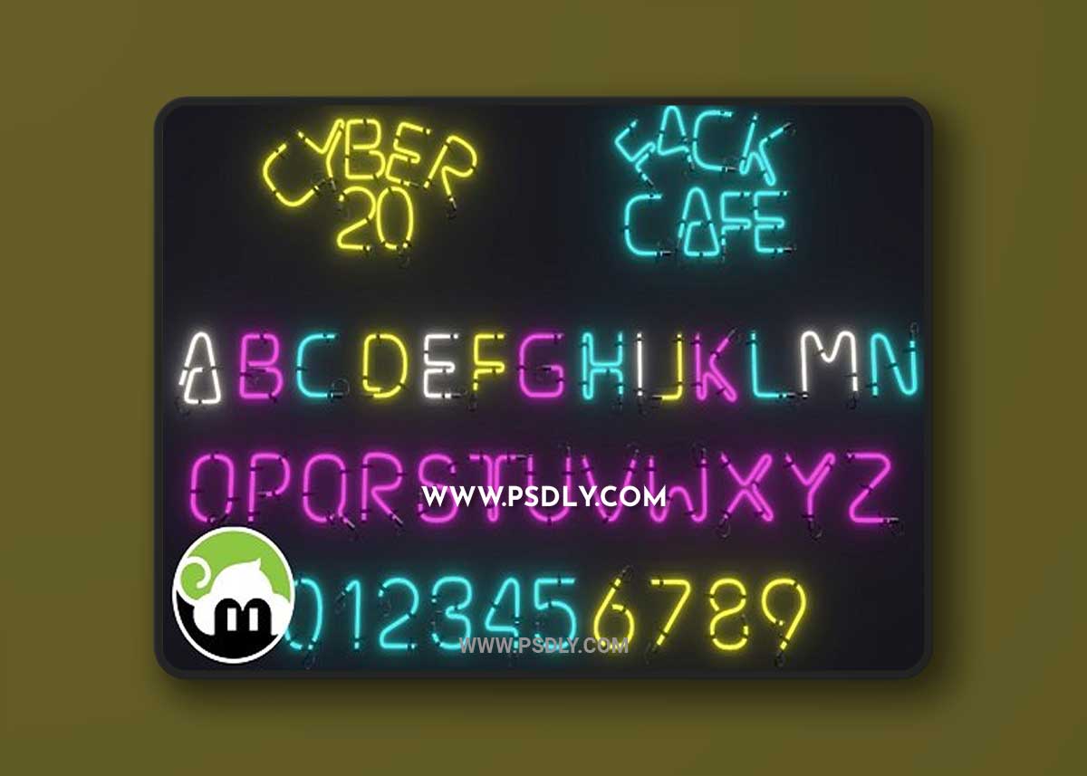 Unity Asset - Alphabetic Neon Props v1.0