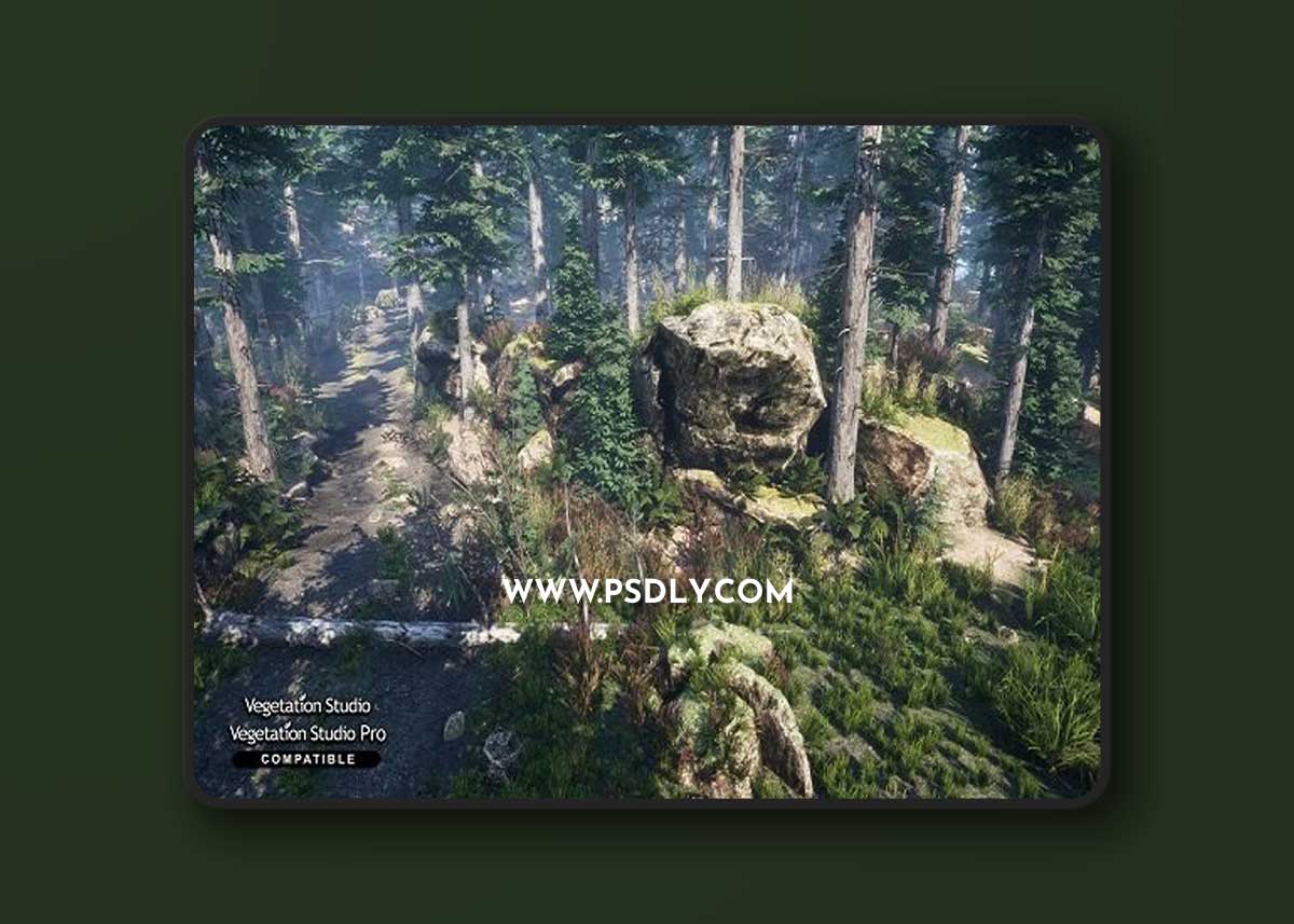 Unity Asset - Mountain Trees - Dynamic Nature v2.7.1 1 Unity Asset - Mountain Trees - Dynamic Nature v2.7.1