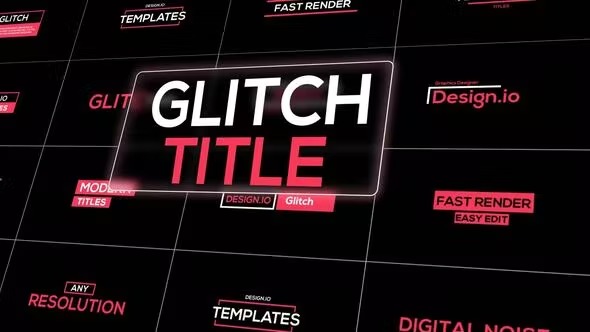 Videohive Beautiful Glitch Titles Pack 39340152 1 Videohive Beautiful Glitch Titles Pack 39340152