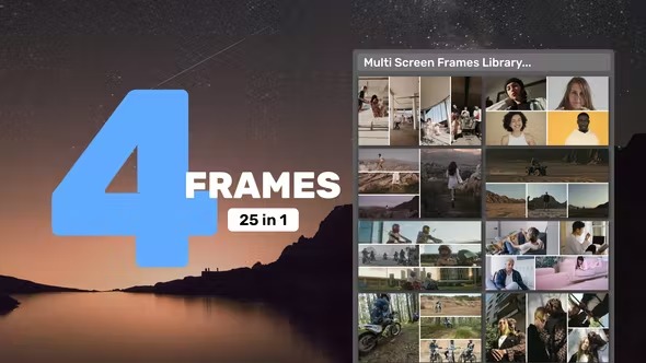 Videohive Multi Screen Frames Library - 4 Frames 39344587 1 Videohive Multi Screen Frames Library - 4 Frames 39344587