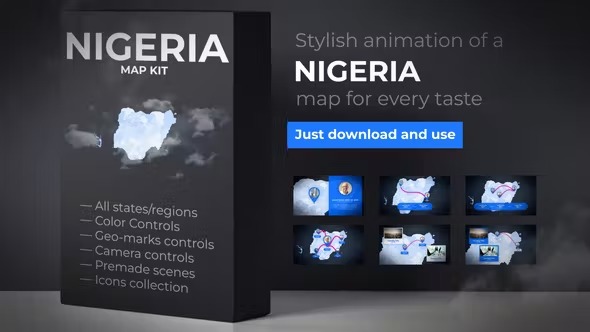 Videohive Nigeria Map - Federal Republic of Nigeria Map Kit 39221148 1 Videohive Nigeria Map - Federal Republic of Nigeria Map Kit 39221148