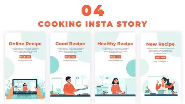 Videohive Online Healthy Food Recipe Instagram Story 38985930 1 Videohive Online Healthy Food Recipe Instagram Story 38985930