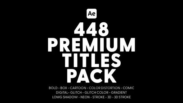 Videohive - Premium Titles Pack - 38893912 1 Videohive - Premium Titles Pack - 38893912