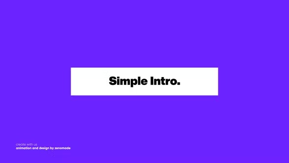 Videohive Simple Intro 39228380 1 Videohive Simple Intro 39228380