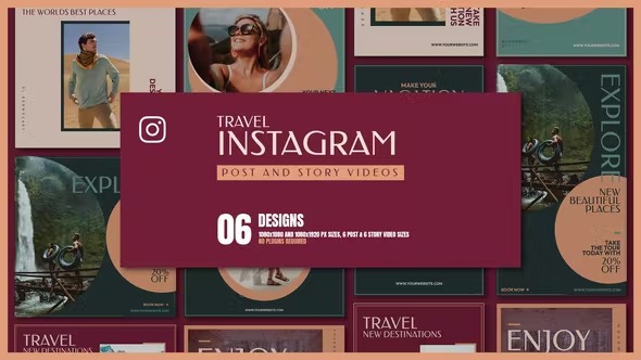 Videohive Travel Promo | Instagram Posts and Stories 39190269 1 Videohive Travel Promo | Instagram Posts and Stories 39190269