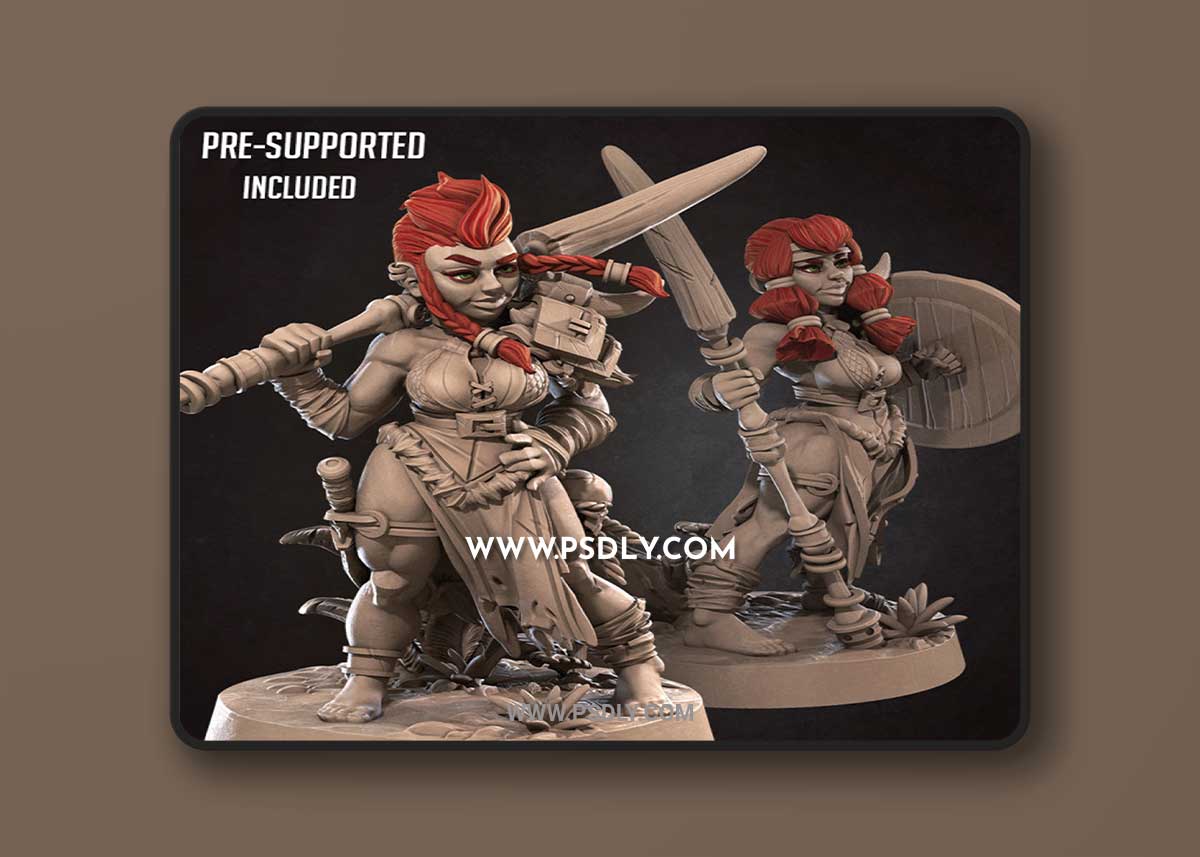 Volga the Amazon Dwarf Sister 2 3D Print 1 Volga the Amazon Dwarf Sister 2 3D Print