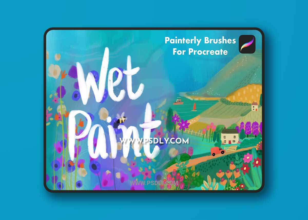 Wet Paint Procreate Brushes 29X28M2 1 Wet Paint Procreate Brushes 29X28M2