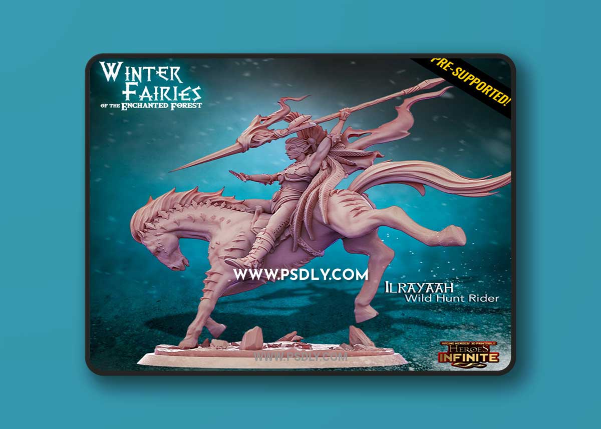 Wild Hunt Riders 3D Print 3D Model 1 Wild Hunt Riders 3D Print 3D Model