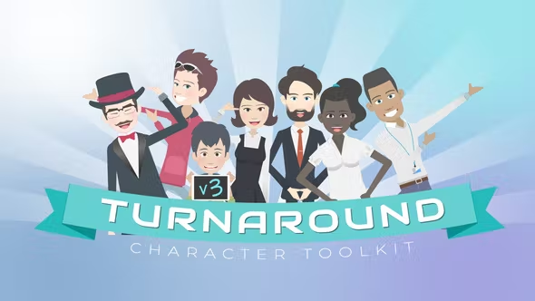 Videohive - Turnaround Character Toolkit 3 - 36288010 1 Videohive - Turnaround Character Toolkit 3 - 36288010